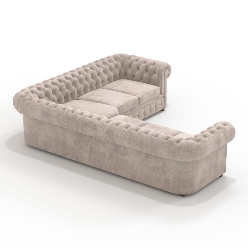 Chester Ugaona Amsterdam 04 Noge Svetli Orah Slika 2 Chester ugaona garnitura chesterfield geppetto