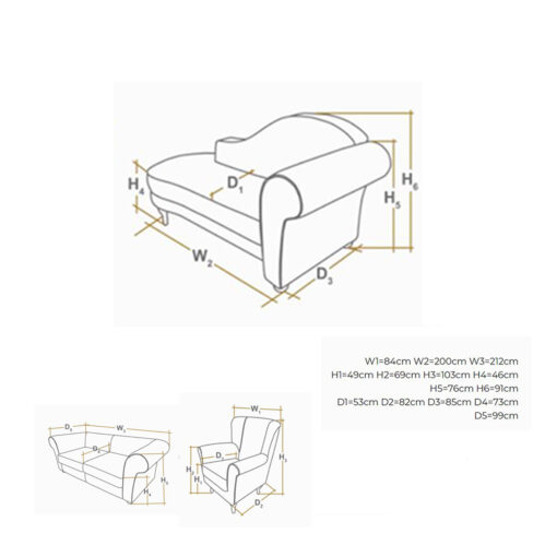 sofa sash dimenzije