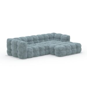 Puffy Glamour Mint 11 270, ugaona garnitura Geppetto, moderna ugaona garnitura