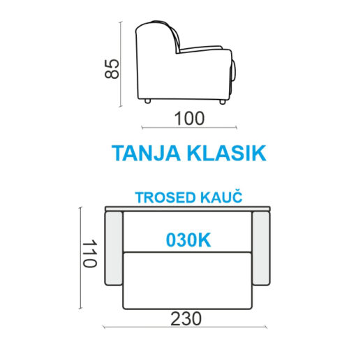Tanja classic kauč