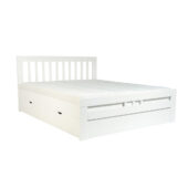 Krevet K-8 drveni beli