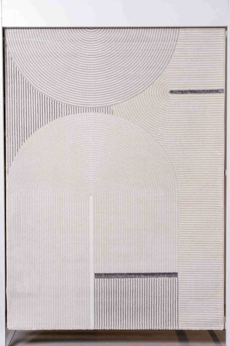 Tokyo 160 x 220 cm White Grey 01