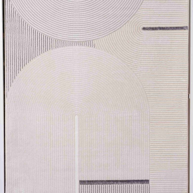 Tokyo 160 x 220 cm White Grey 01