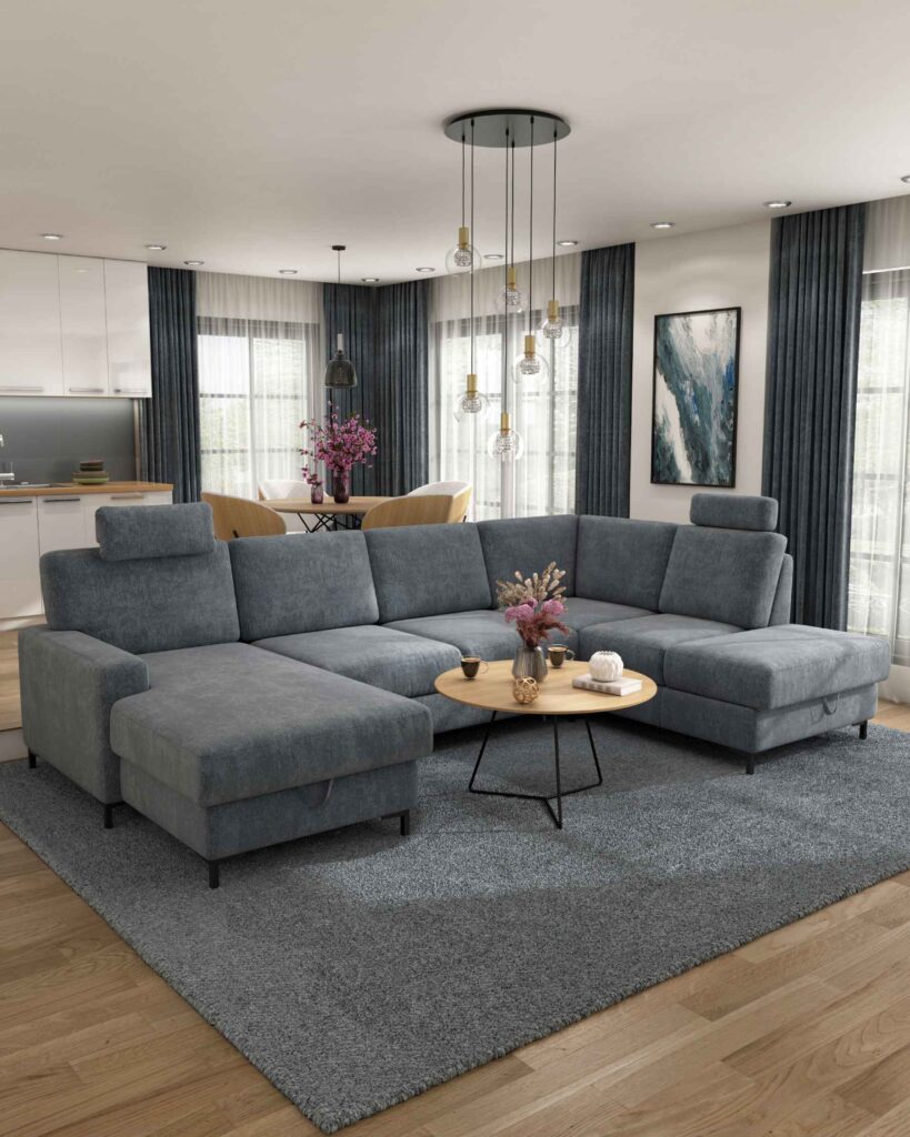 Ugaona 09002 štof Cyber Steel - 1