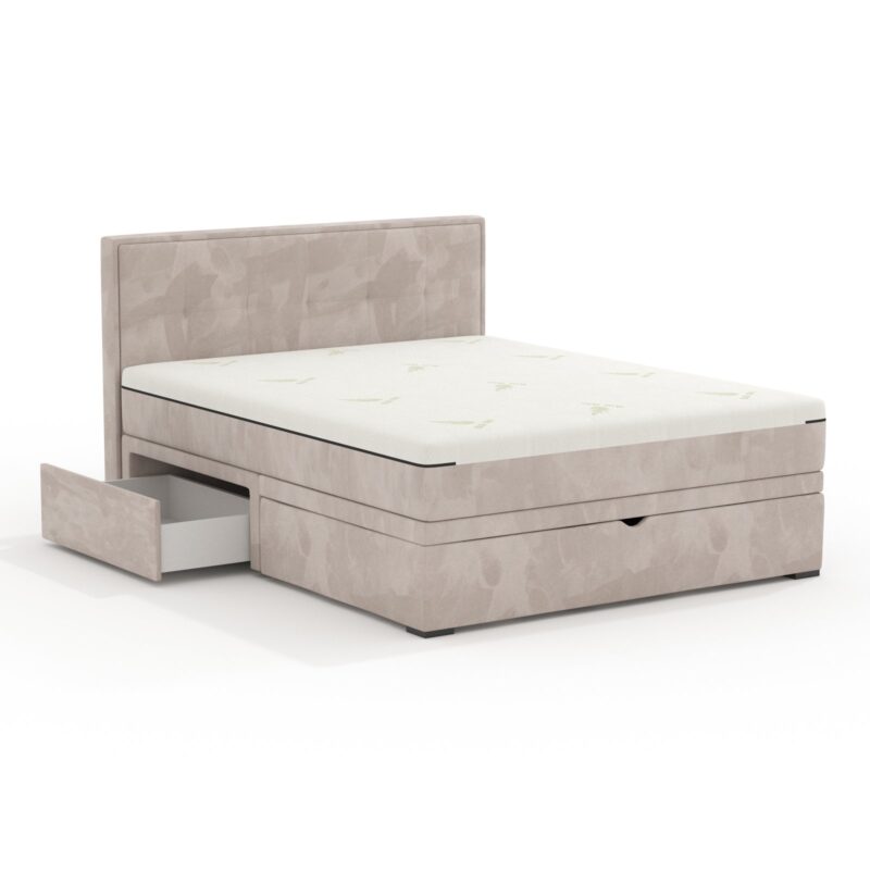 Belluno krevet 160x200cm Palermo 2 Ivory Slika 3 Francuski ležaj Belluno 160 x 200 nameštaj Geppetto krevet sa dušekom krevet sa fiokama