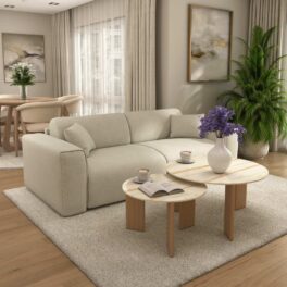 Trosed Figaro stof Eden 3 Cream